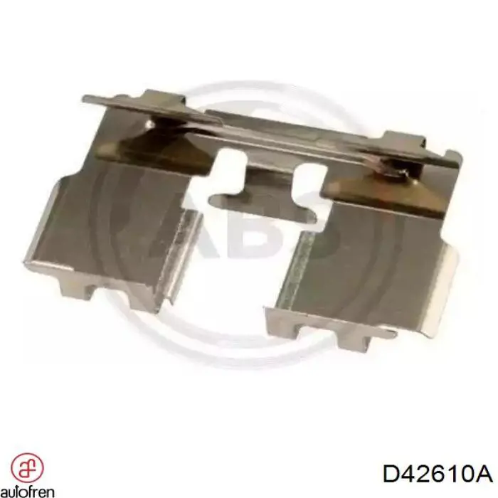 Ремкомплект гальмівних колодок Autofren D42610A ціна, від 8.57 USD
