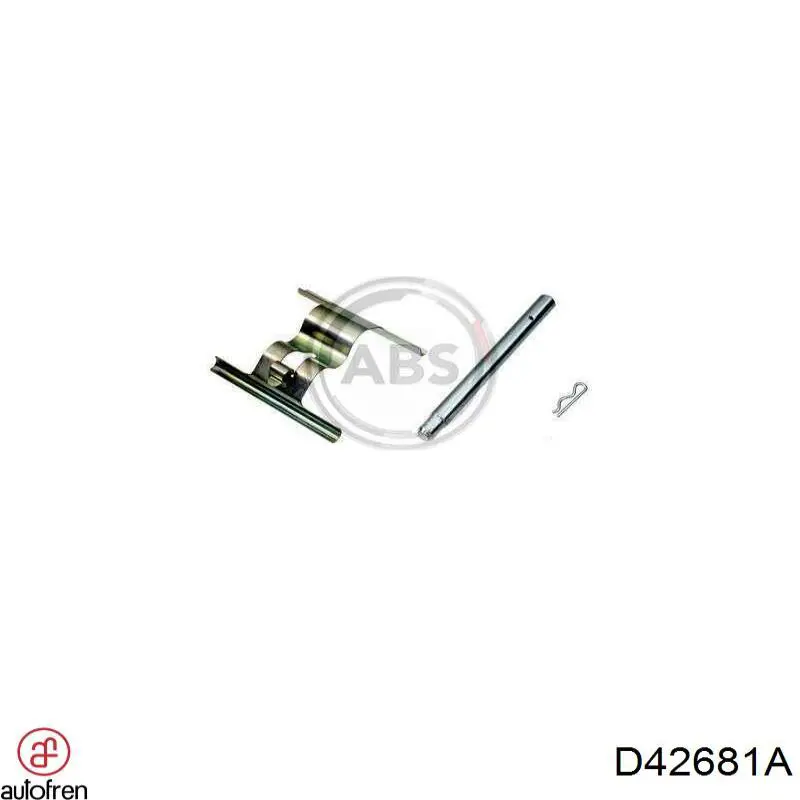 Ремкомплект задніх гальм 1660Q ABS