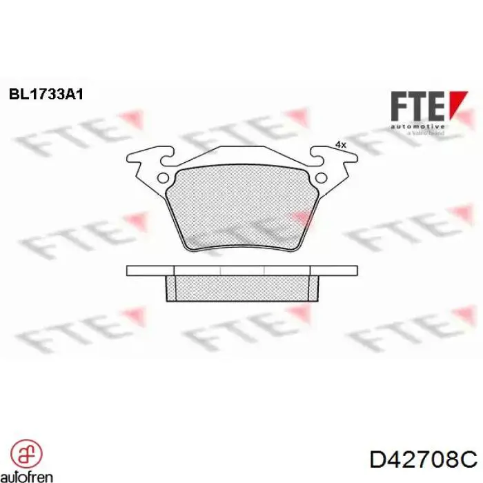 Ремкомплект супорту гальмівного переднього ERT 402673 ціна, від 37.22 USD