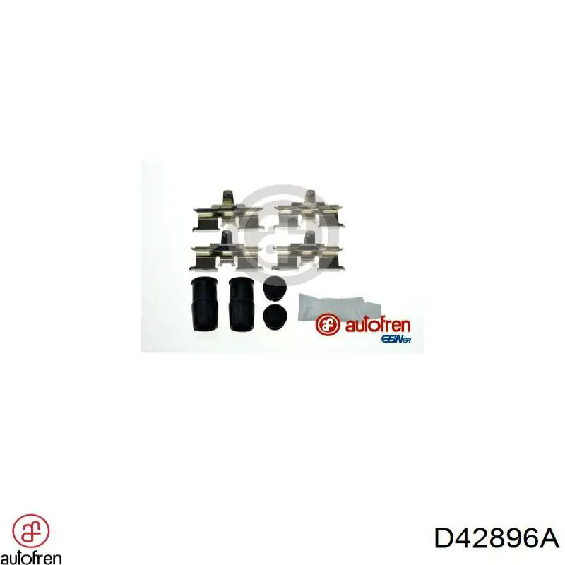 Купити D42896A Autofren Комплект пружинок кріплення дискових колодок, передніх