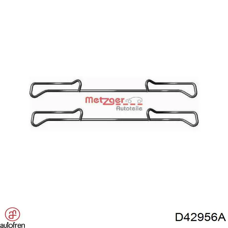 D42956A Autofren Ремкомплект торм. колодок