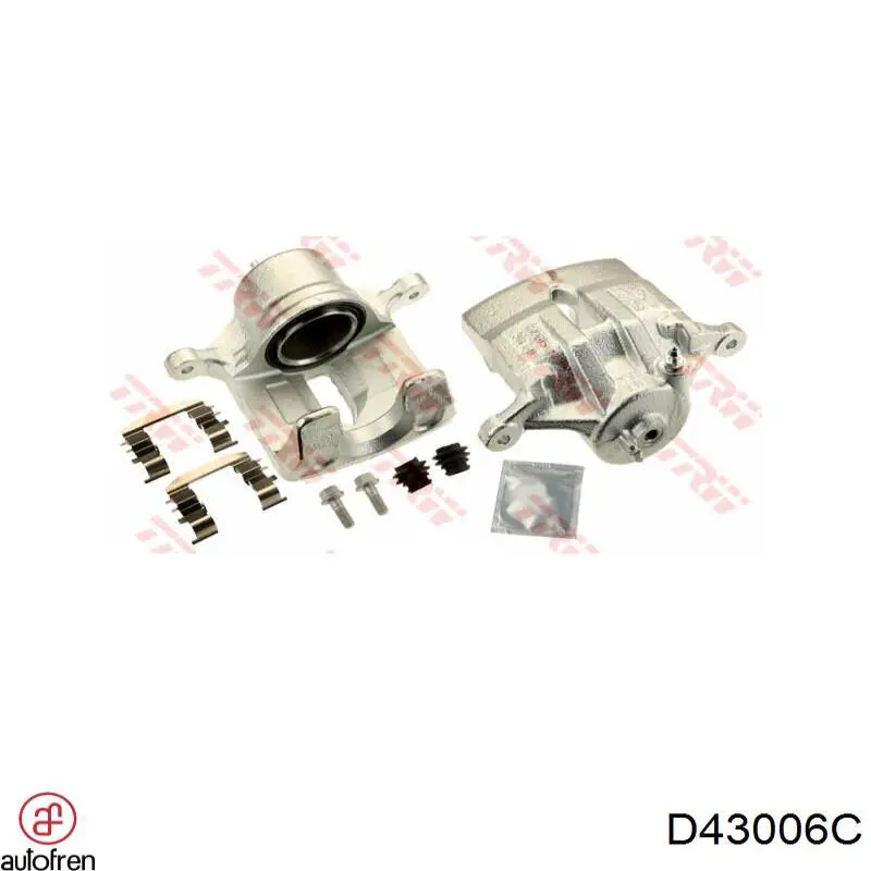 Ремкомплект супорту гальмівного переднього Autofren D43006C ціна, від 24.19 USD