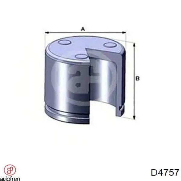 D4757 Autofren Ремкомплект заднього гальмівного супорта
