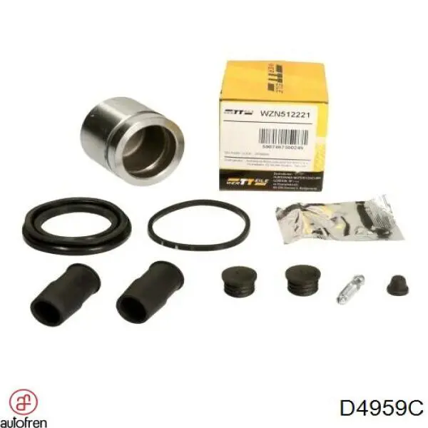 Ремкомплект супорту гальмівного переднього Quick Brake 1145118 ціна, від 12.62 USD