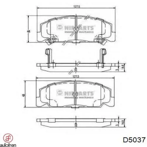Буфер-відбійник амортизатора заднього Autofren D5037 ціна, від 19.63 USD