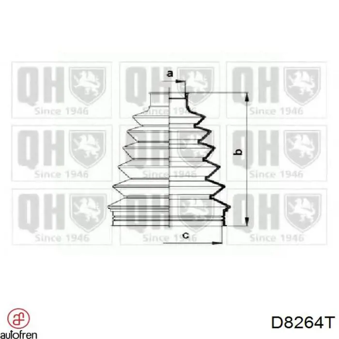 Купити D8264T Autofren Пильник шарніра приводу
