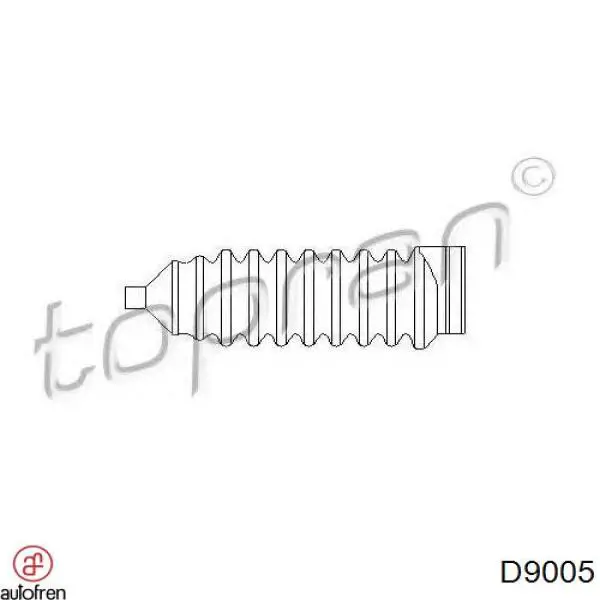 Пильник рульової тяги Autofren D9005 ціна, від 3.67 USD