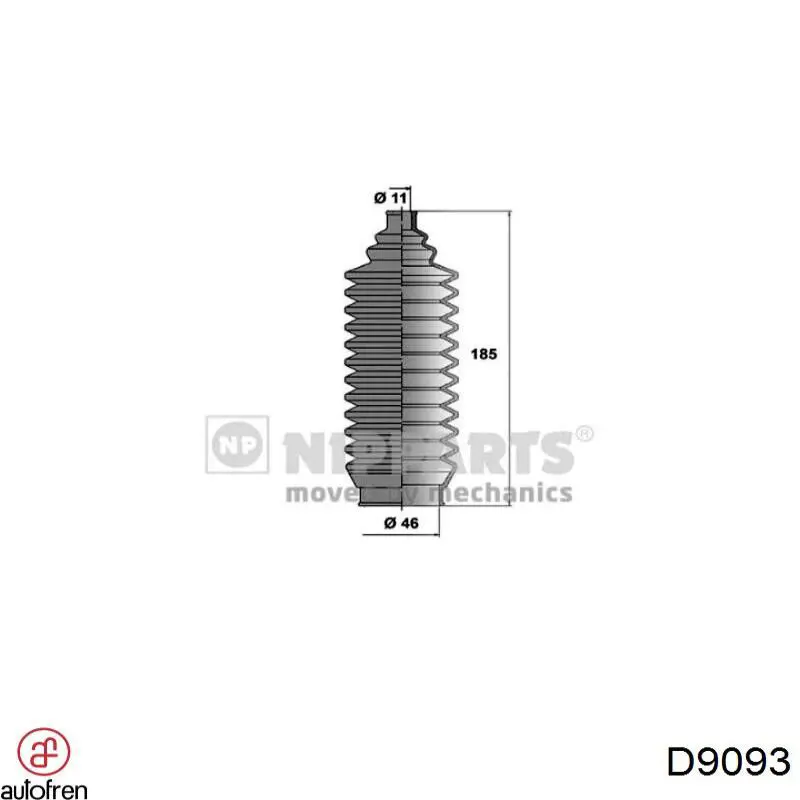 Купити 540178S GSP Пильник тяги