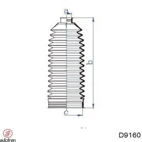 Купити D9160 Autofren Пильник тяги