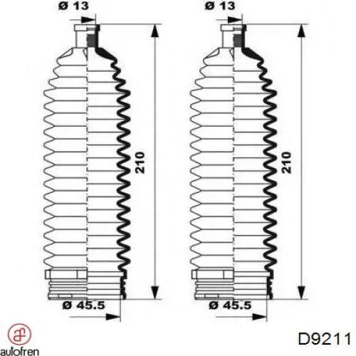 Купити 9695 Fare Пильник тяги