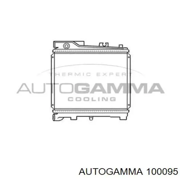 Радіатор 17111709350 BMW