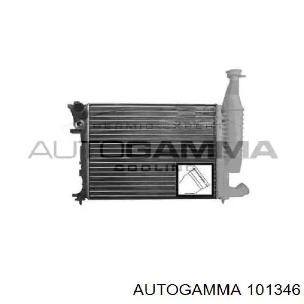 Радіатор основний Peugeot/Citroen 1331CP ціна, від 154.42 USD