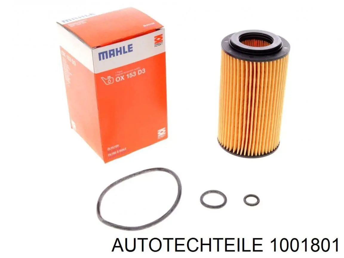 Масляний фільтр двигуна Autotechteile 1001801 ціна, від 3.80 USD