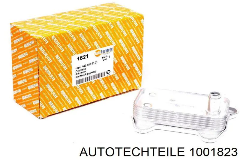 Радіатор масляний Autotechteile 1001823 ціна, від 40.95 USD