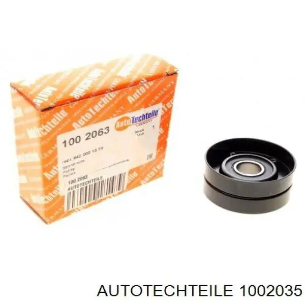 1002035 Autotechteile Ролик приводного ременя, паразитний
