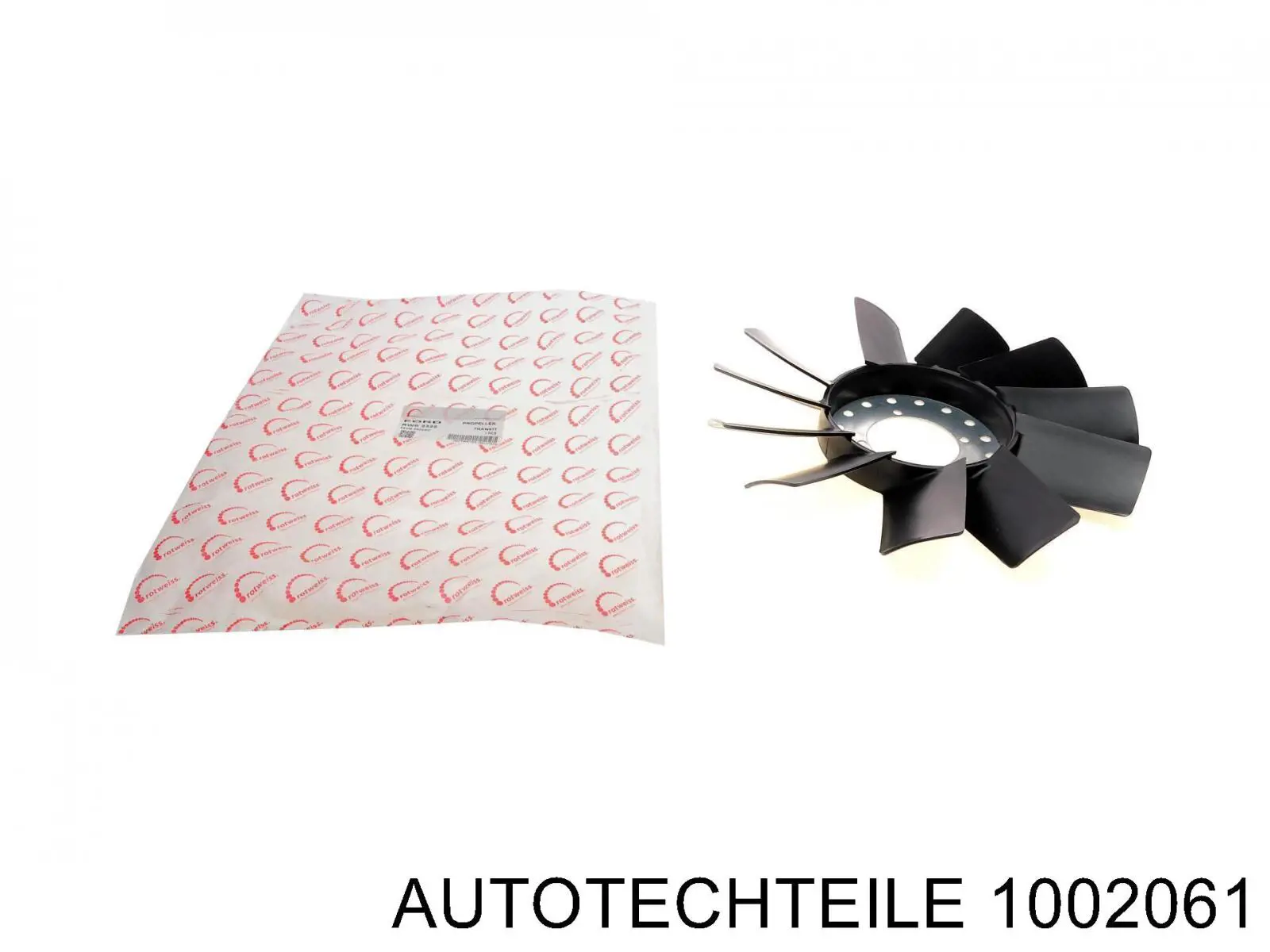 1002061 Autotechteile Вентилятор / крильчатка радіатора охолодження