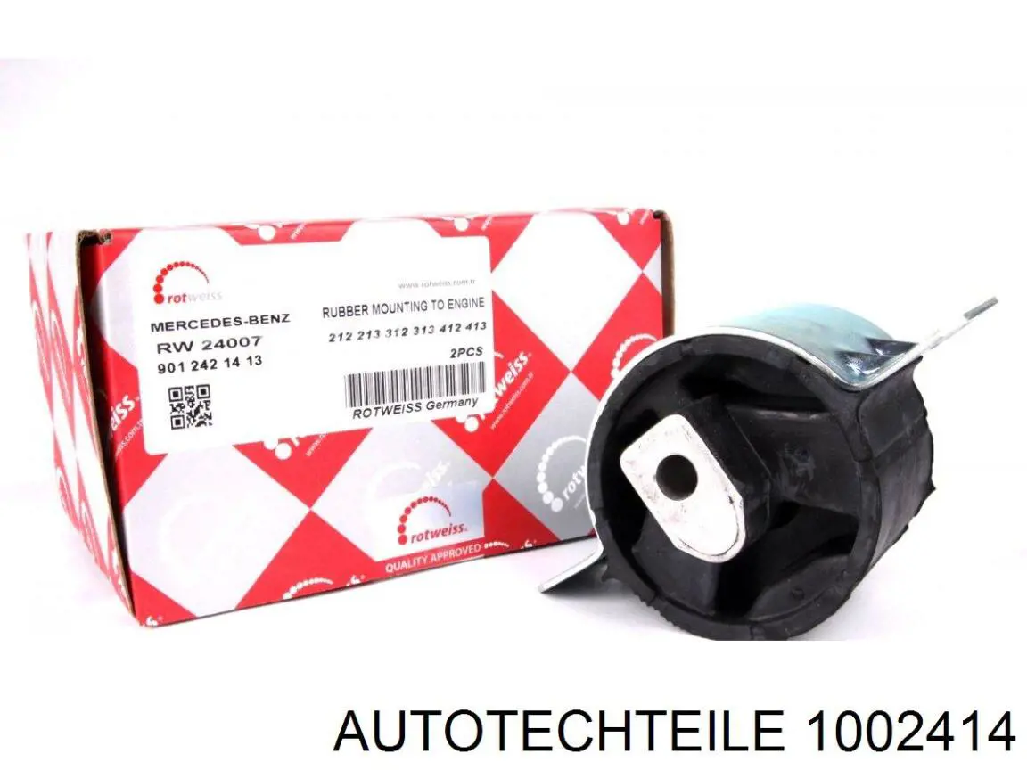 1002414 Autotechteile подушка трансмісії (опора коробки передач)