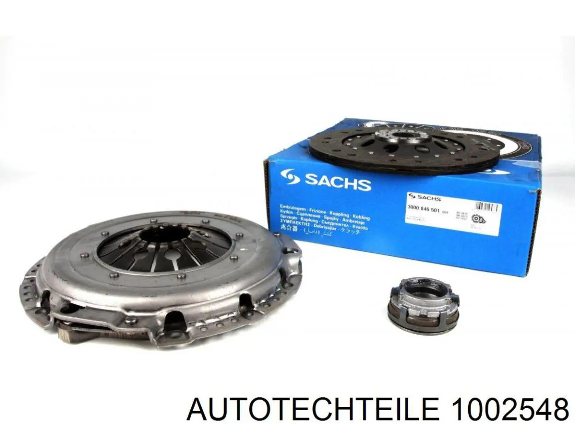 Комплект зчеплення (3 частини) Autotechteile 1002548 ціна, від 138.01 USD