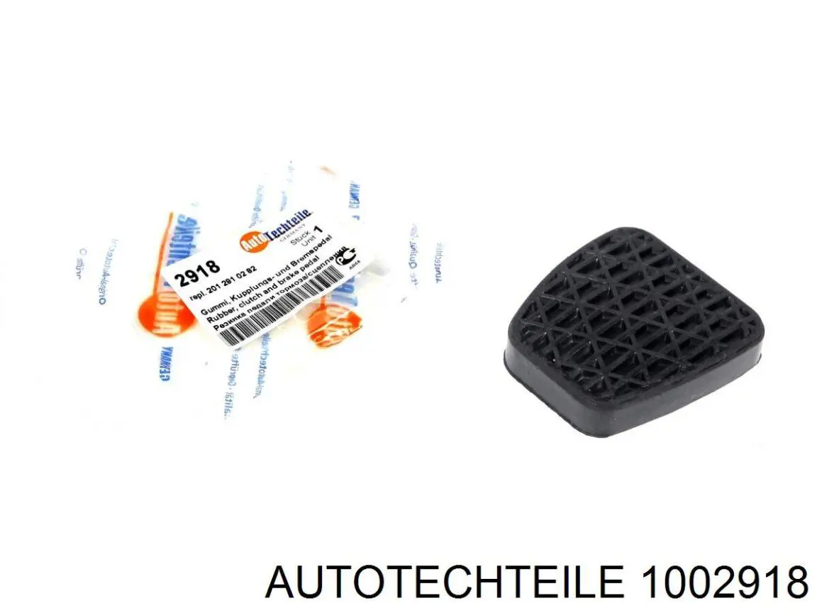 1002918 Autotechteile накладка педалі зчеплення