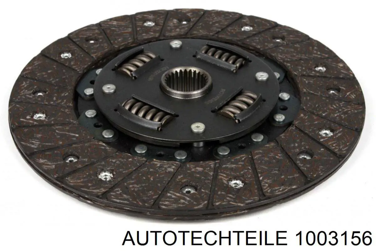 1003156 Autotechteile Проставка (гумове кільце) пружини задньої, нижня