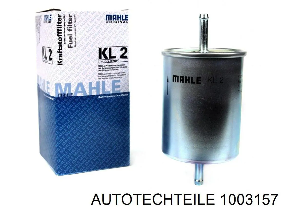 1003157 Autotechteile Пружина підвіски задня