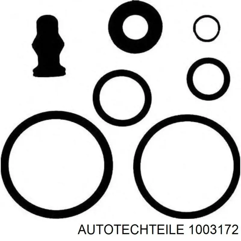 Проставка (гумове кільце) пружини задньої, верхня Autotechteile 1003172 ціна, від 16.97 USD