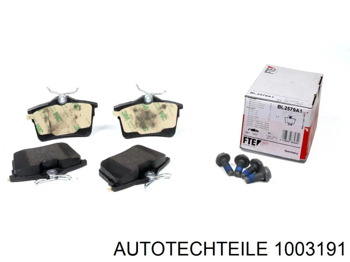 Відбійник передньої ресори Autotechteile 1003191