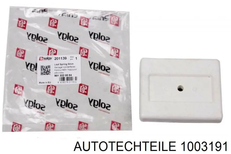 Відбійник передньої ресори Autotechteile 1003191 ціна, від 5.81 USD