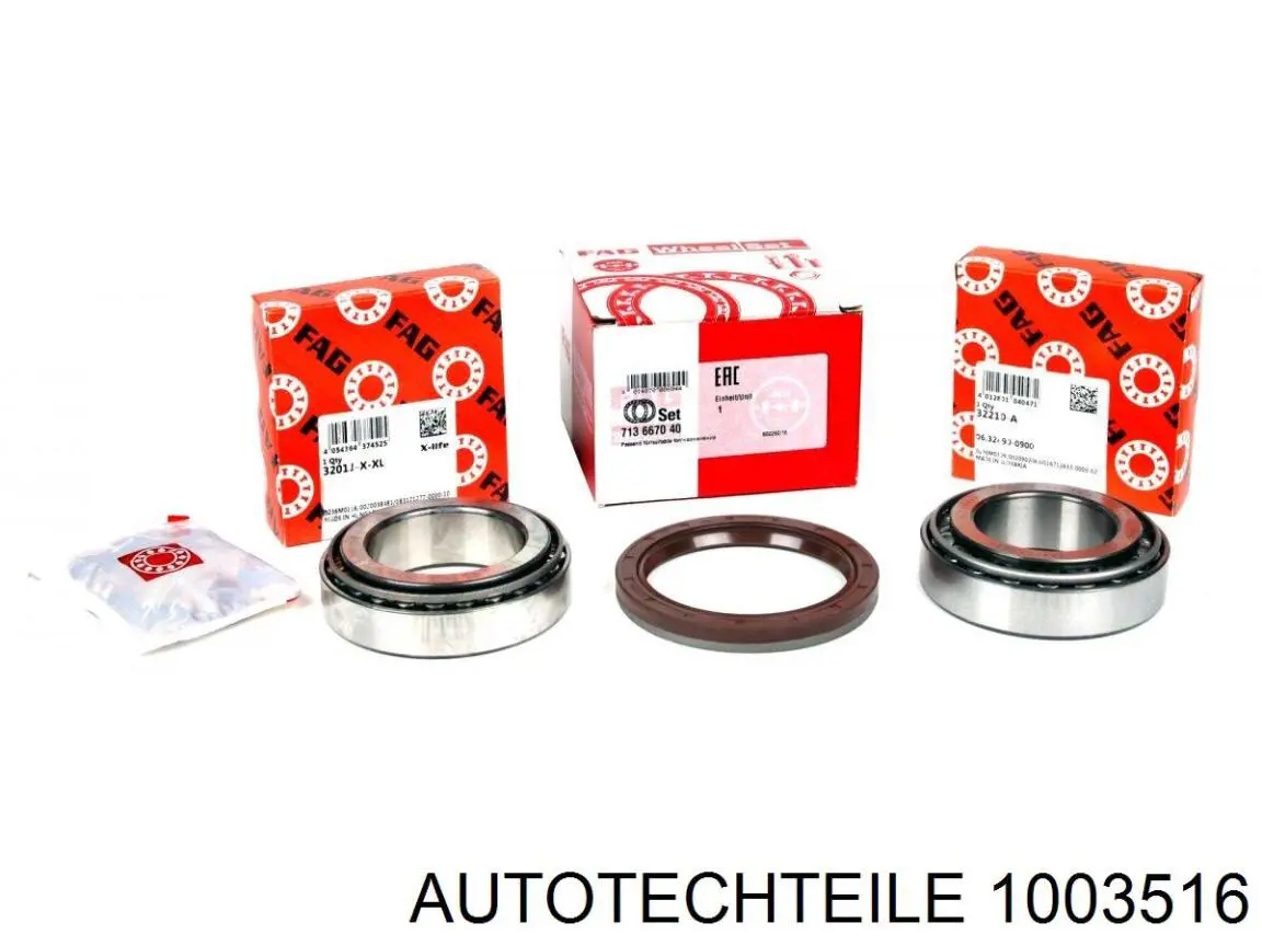 1003516 Autotechteile Підшипник ступиці задньої