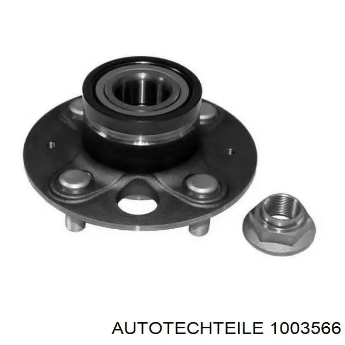 1003566 Autotechteile Пильник шарніра кутових швидкостей зовнішній задній