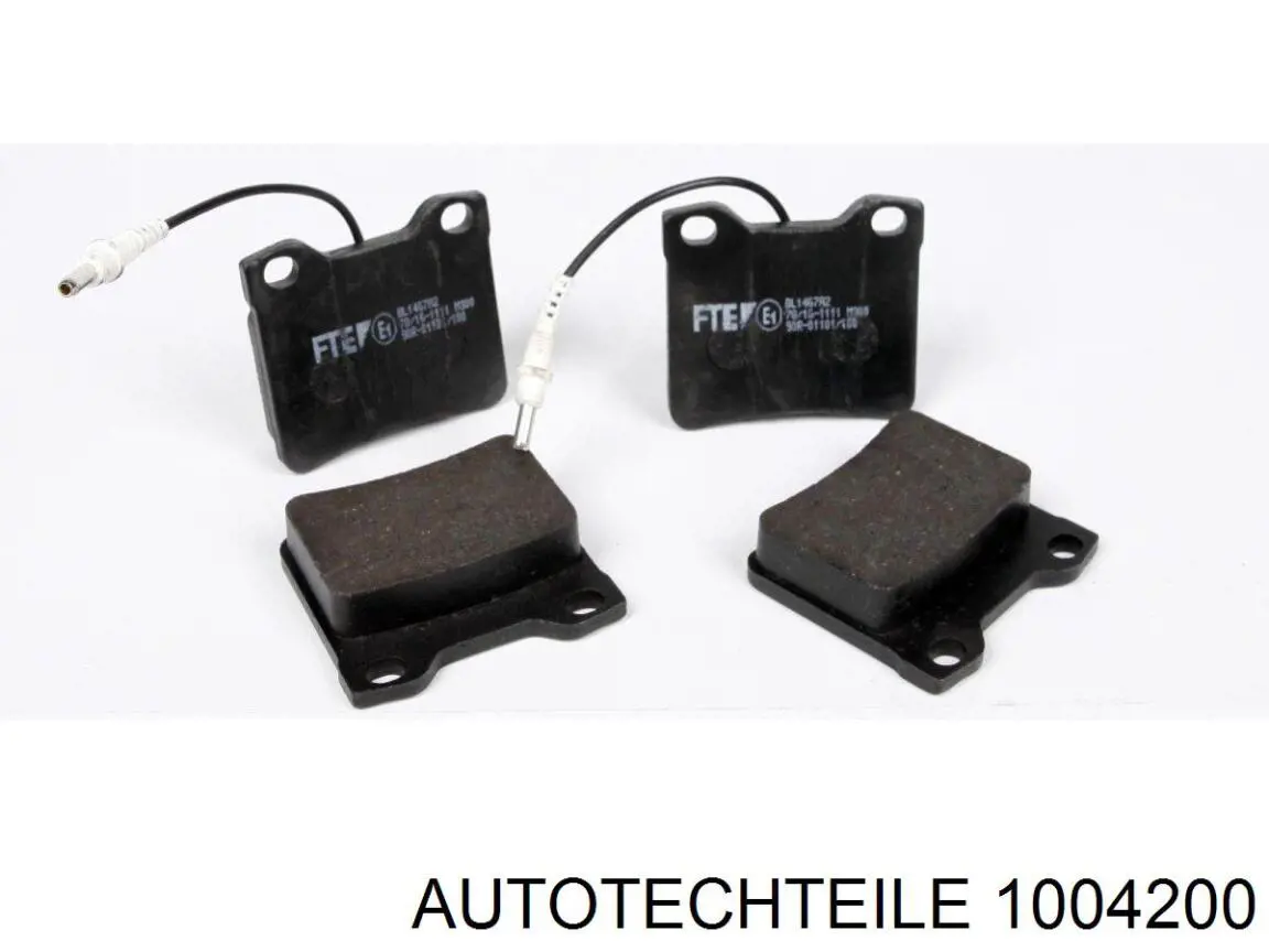 Купити 1004200 Autotechteile Задні колодки