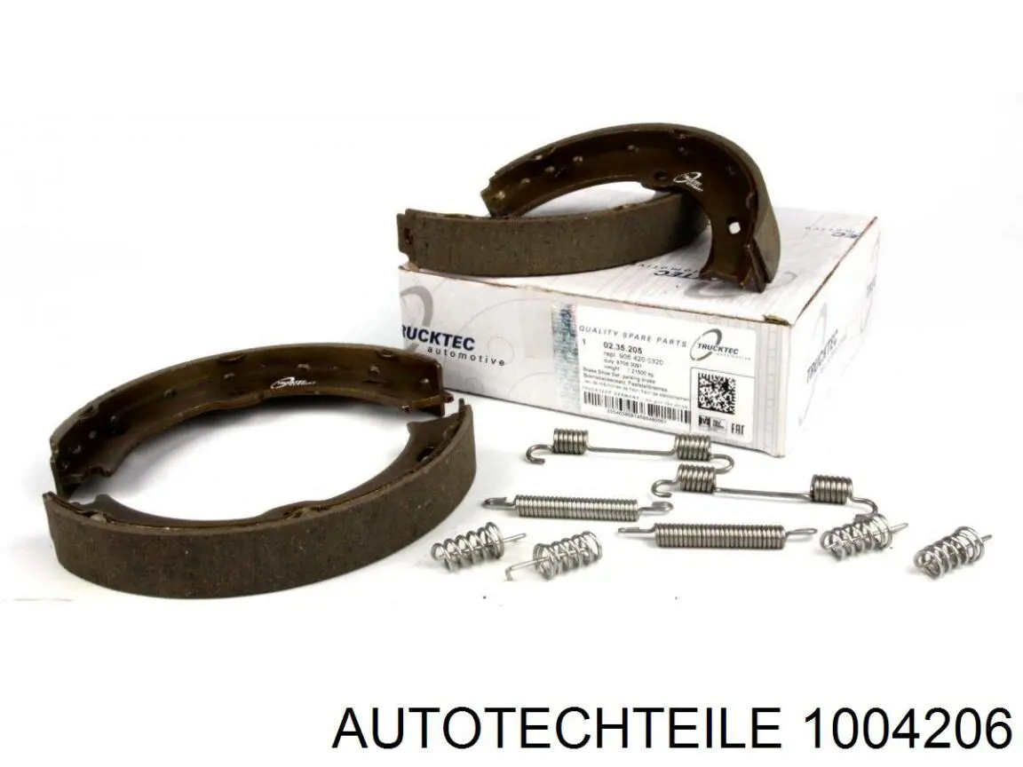 Купити 1004206 Autotechteile Гальмівні колодки гальма стоянки