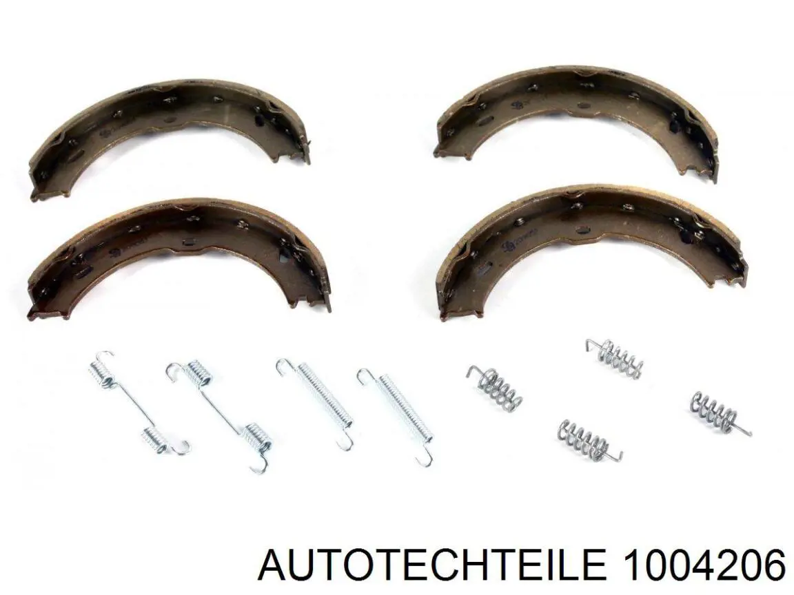 Колодки ручника / стоянкового гальма Autotechteile 1004206 ціна, від 18.43 USD