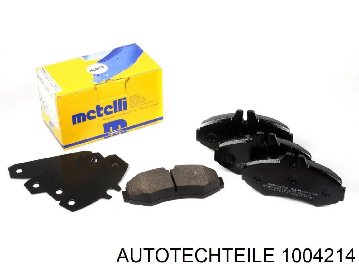 Купити 1004214 Autotechteile Колодки гальмівні передні, дискові