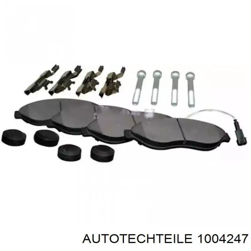1004247 Autotechteile Гальмівні колодки ручника