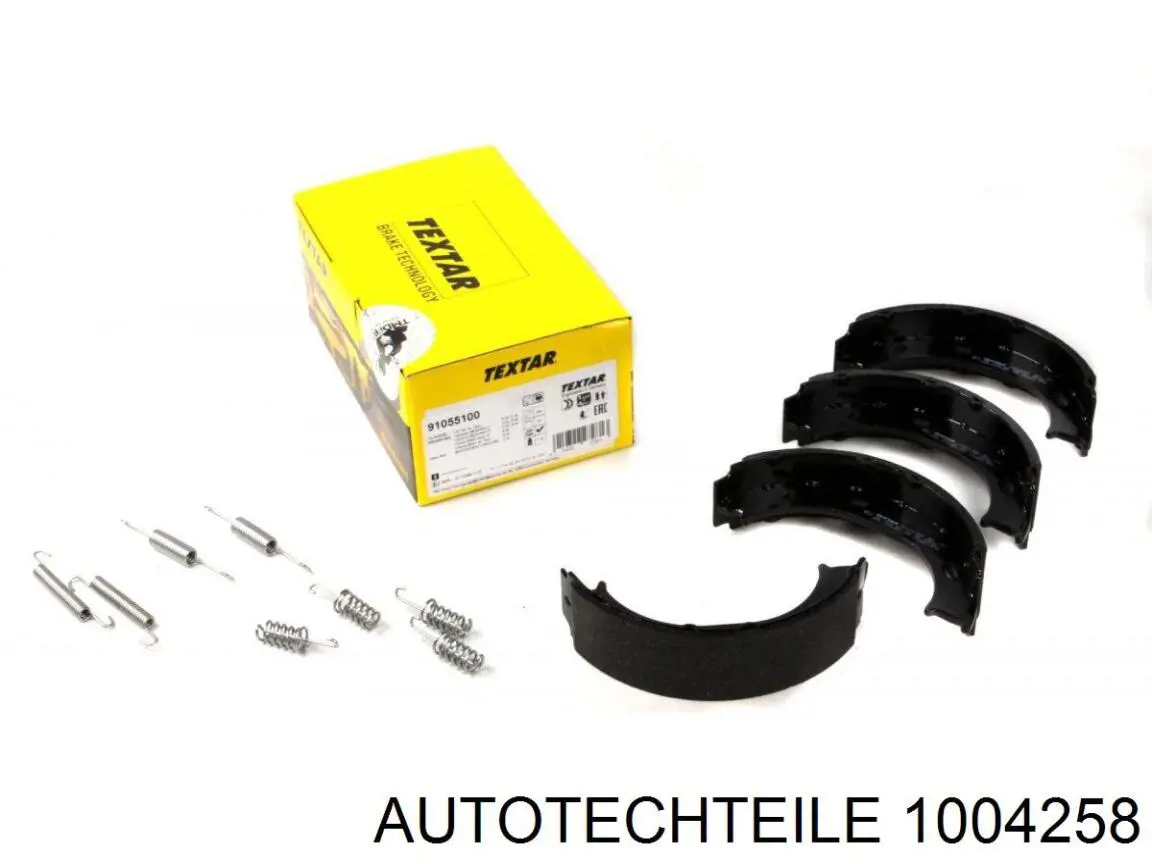 Колодки ручника / стоянкового гальма Autotechteile 1004258 ціна, від 17.26 USD