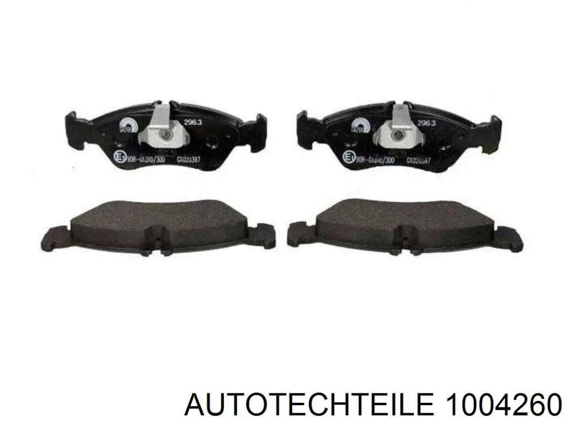 1004260 Autotechteile Колодки гальмівні задні, дискові