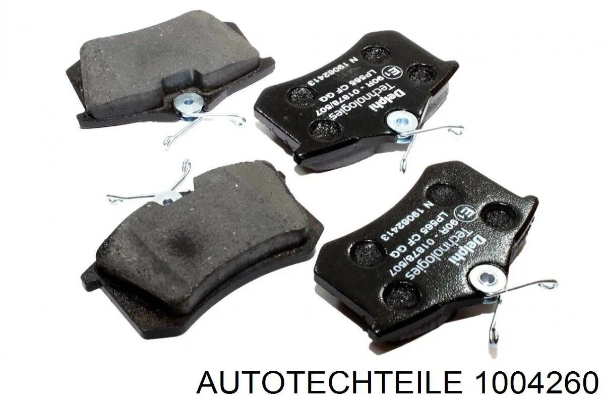 Задні гальмівні колодки 1004260 Autotechteile
