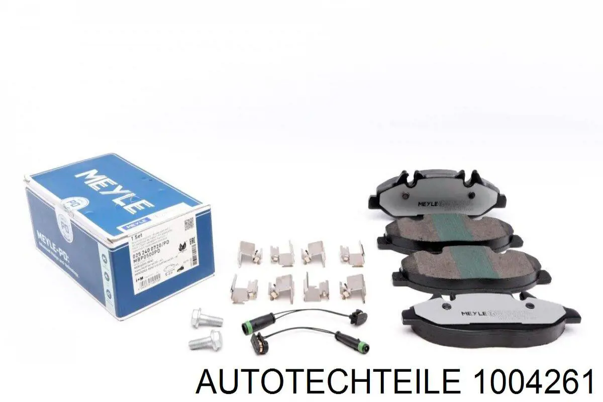 1004261 Autotechteile Передні гальмівні колодки