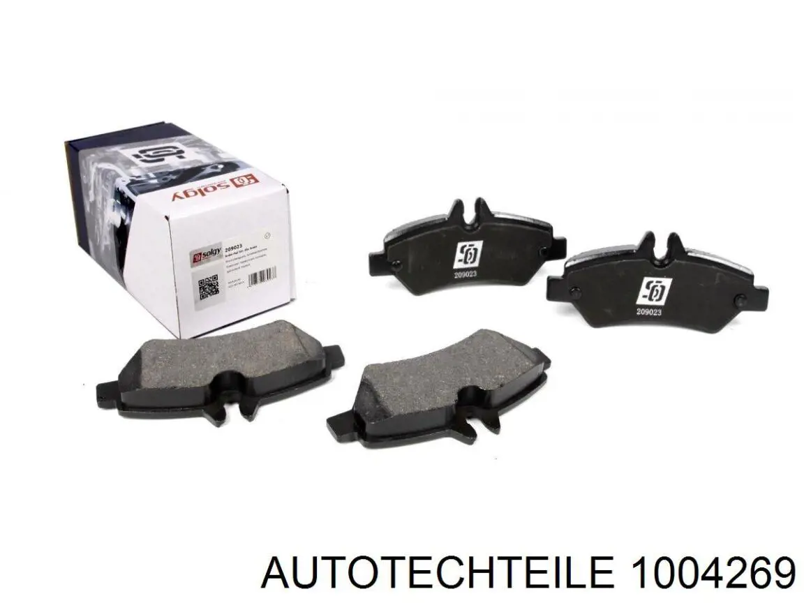 Купити 1004269 Autotechteile Задні колодки