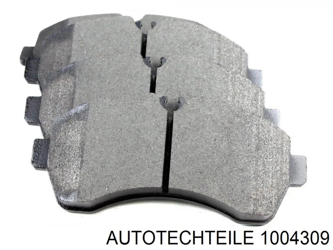 Гальмівні колодки Autotechteile 1004309 ціна, від 23.46 USD