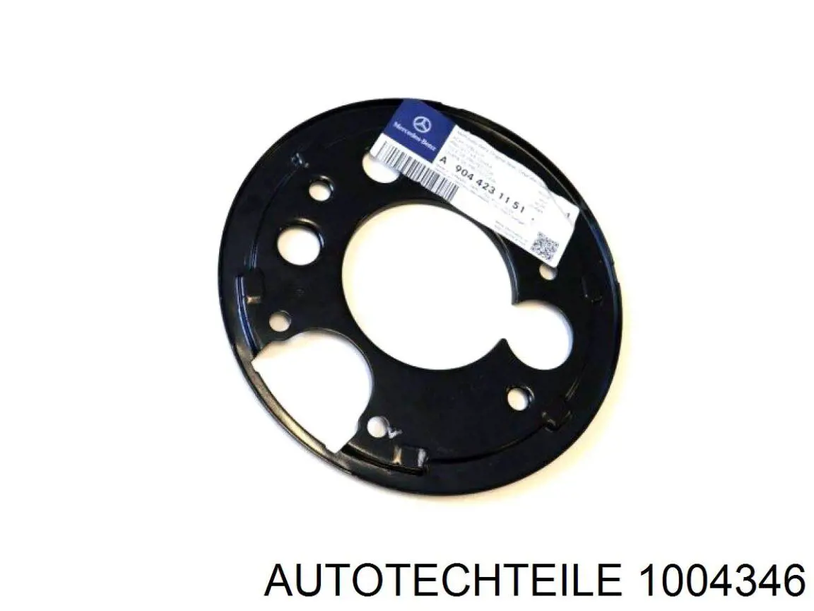 Купити 1004346 Autotechteile Захист гальмівного диска заднього, лівого