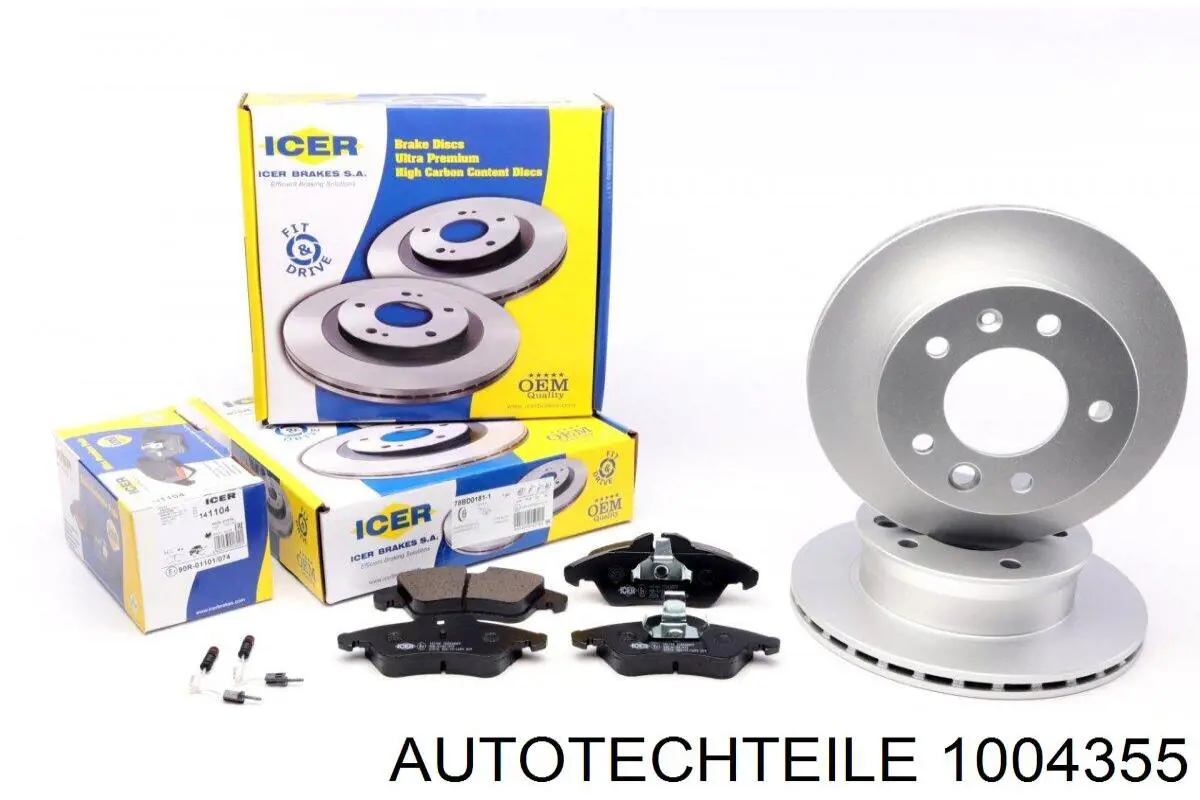 Купити 1004355 Autotechteile Ротор гальмівний
