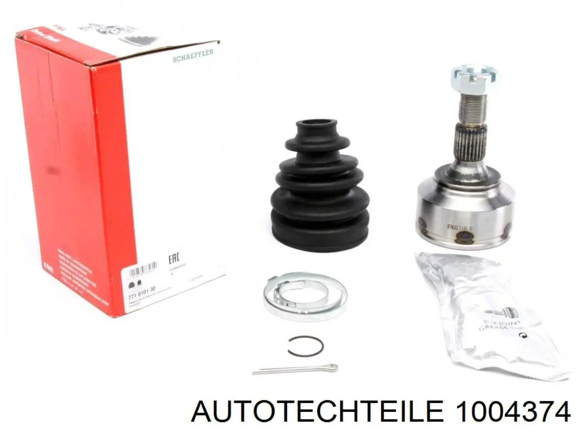 Трос ручника передній Autotechteile 1004374