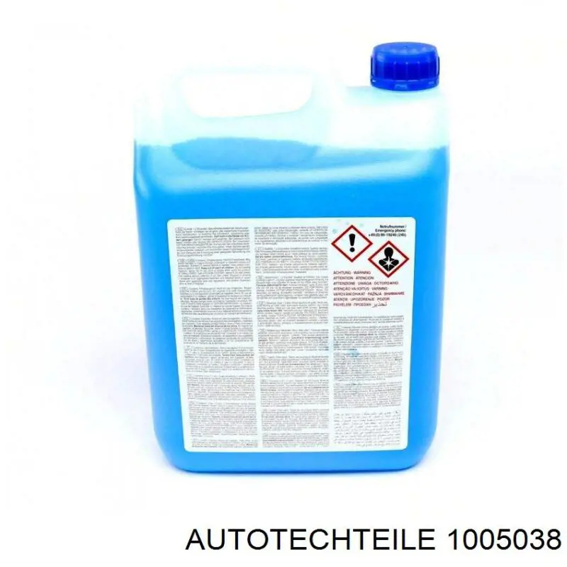 1005038 Autotechteile Радіатор охолодження двигуна