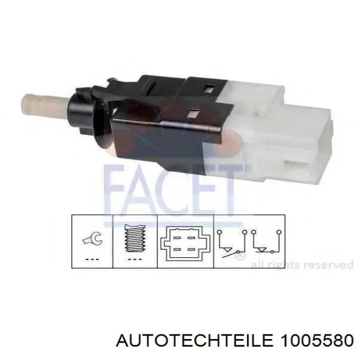 1005580 Autotechteile Лягушка стоп-сигналу