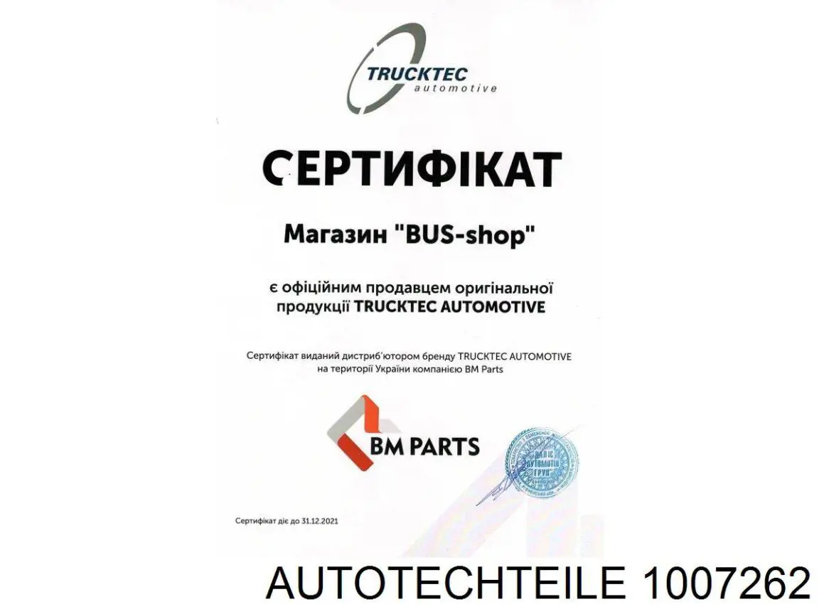 Петля-зачіп (відповідна частина) замка зсувних дверей 1007262 Autotechteile