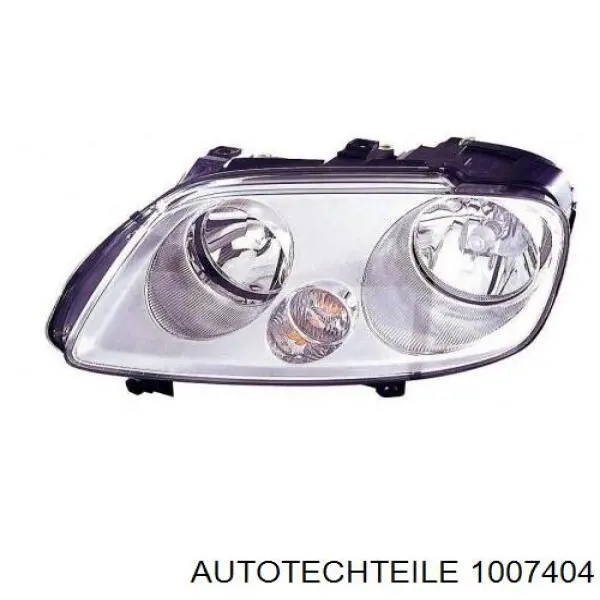 Ручка задньої (двостулкової) двері ліва внутрішня 1007404 Autotechteile