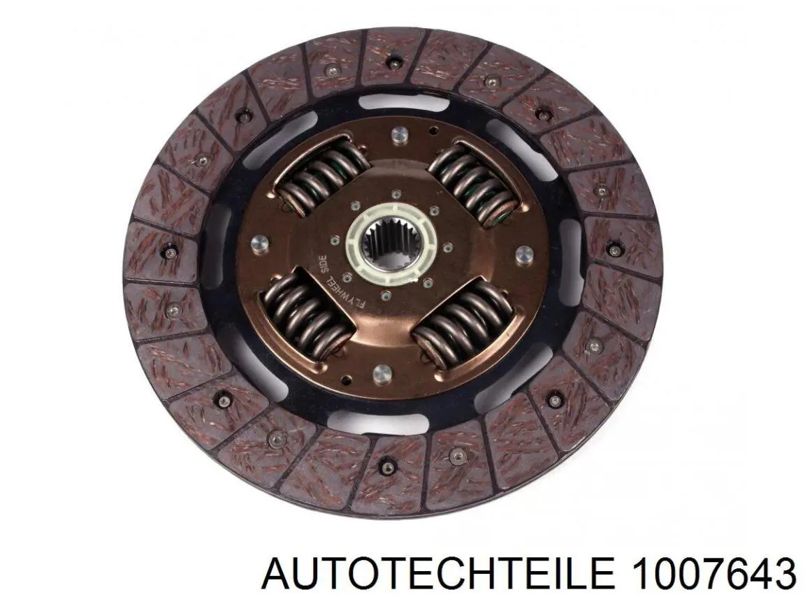 1007643 Autotechteile Ролик двері бічної/зсувної, лівий центральний