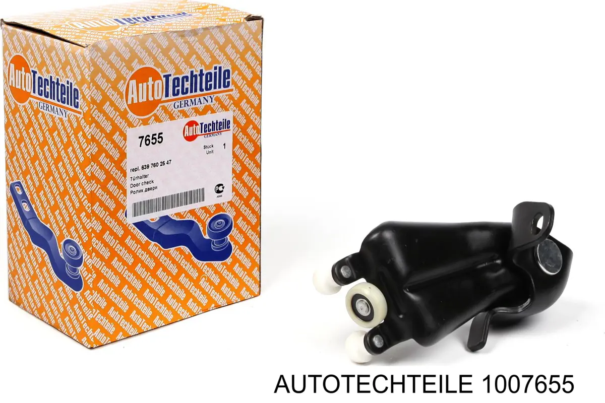 Ролик двері бічної/зсувної, правий центральний Autotechteile 1007655 ціна, від 21.11 USD